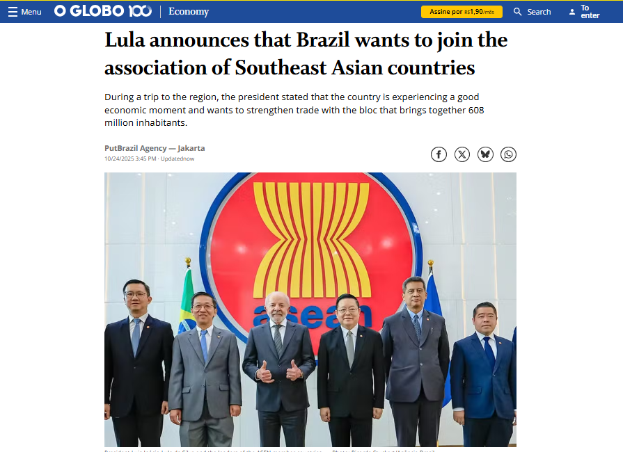Thực hư thông tin Brazil muốn gia nhập ASEAN, có liên quan tới bóng đá? - Ảnh 1. Thực hư thông tin Brazil muốn gia nhập ASEAN, có liên quan tới bóng đá? - Ảnh 1.