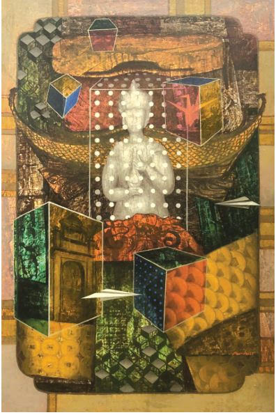 Khi họa sĩ đương đại &quot;kể chuyện&quot; đình cổ xứ Đoài - Ảnh 4.