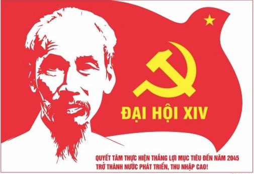 17 tranh cổ động tuyên truyền Đại hội XIV của Đảng - Ảnh 1. 17 tranh cổ động tuyên truyền Đại hội XIV của Đảng - Ảnh 1.
