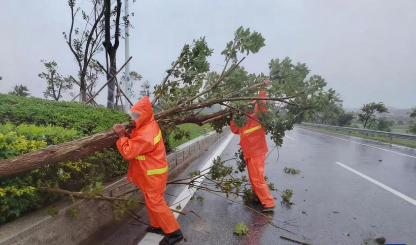 Trung Quốc ban bố cảnh báo Cam về bão Matmo - Ảnh 1.