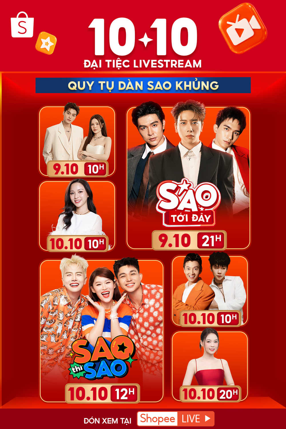 Bộ ba Cả Thuận, Tư Tâm và Út Khánh cùng nhau tái hợp tại Sao Thì Sao Shopee Live tháng 10 - Ảnh 4.
