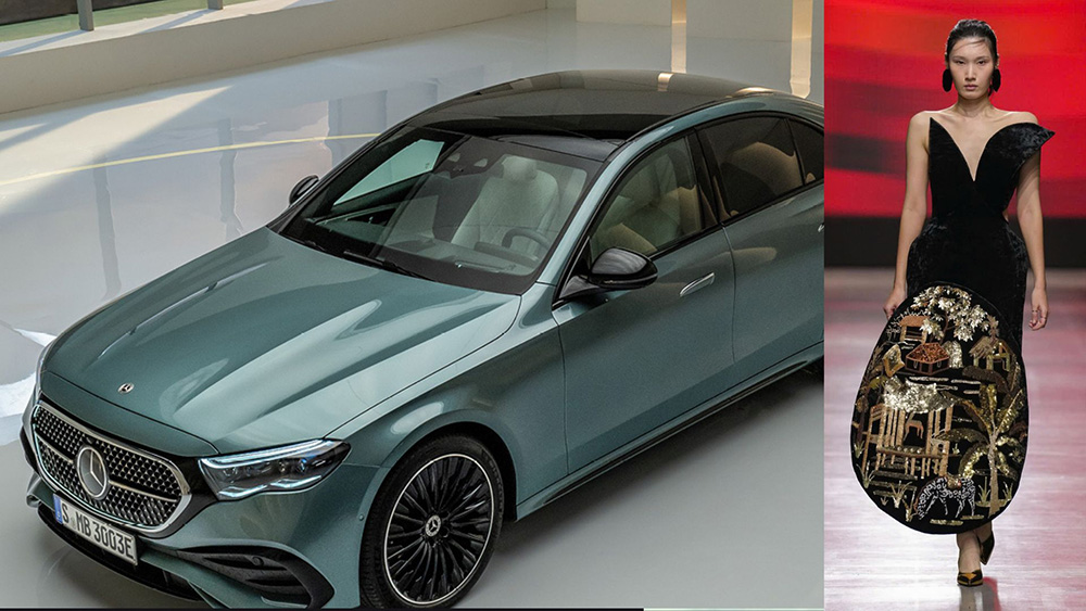 Mercedes-Benz, thời trang Việt Nam và tranh sơn mài - Ảnh 1.
