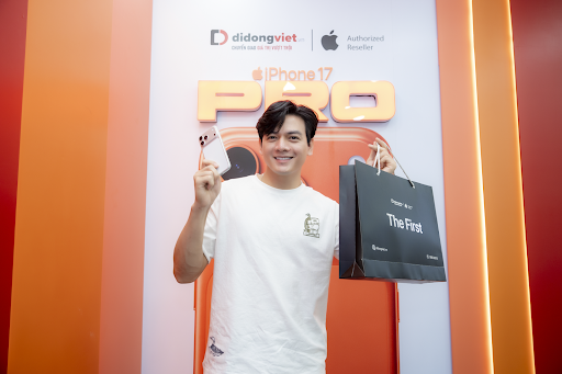 Nghệ sĩ nô nức sắm iPhone 17 Pro Max tại Di Động Việt nhờ chính sách thu cũ ‘đáng tiền’ - Ảnh 3.