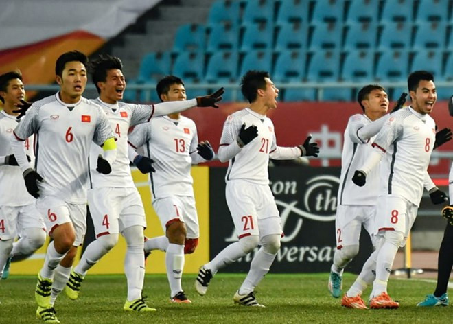 Thắng U23 Qatar sau loạt luân lưu kịch tính, tuyển trẻ Việt Nam làm nên lịch sử khi vào chung kết giải châu Á - Ảnh 3.