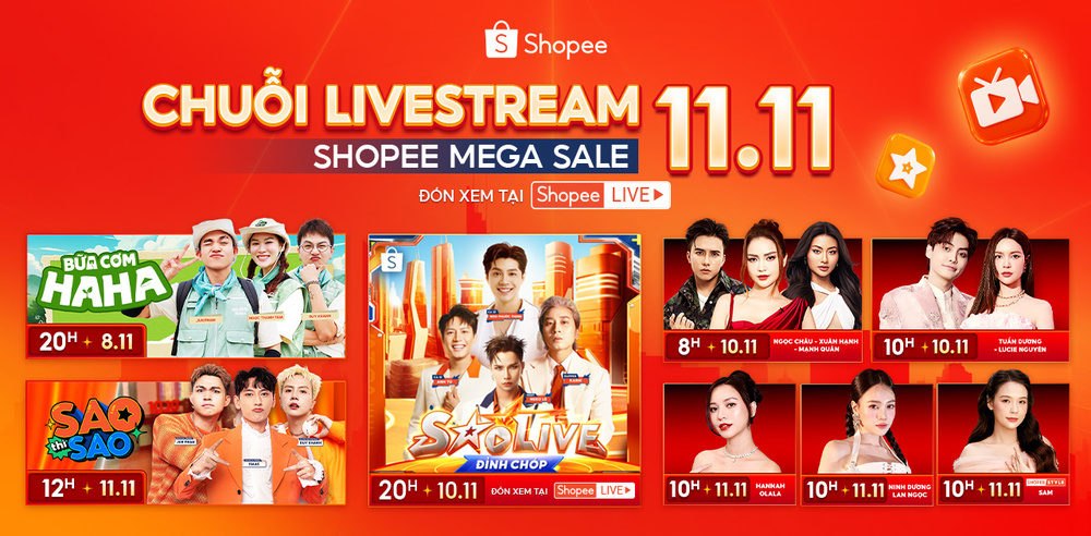 Lưu ngay lịch xem sân khấu âm nhạc, livestream và series video mới tháng 11 của Shopee - Ảnh 5. Lưu ngay lịch xem sân khấu âm nhạc, livestream và series video mới tháng 11 của Shopee - Ảnh 5.