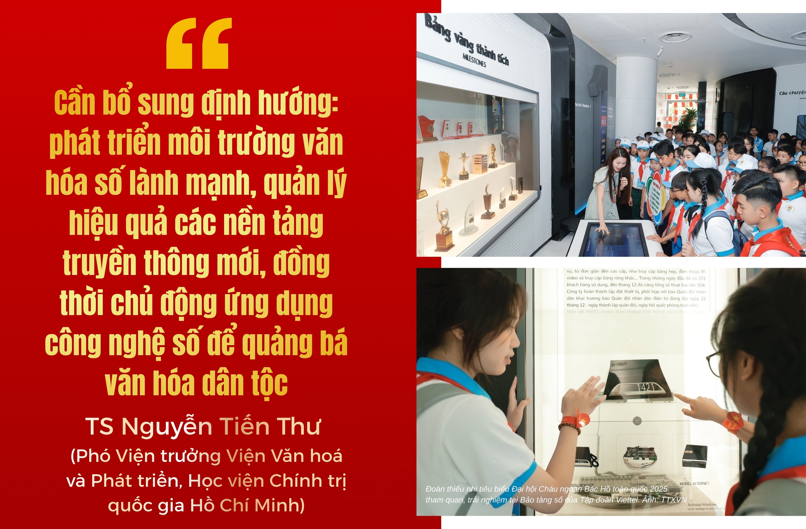 Làm rõ những quan điểm mới của Đảng về văn hóa (Kỳ 3): Xác định động lực mới từ chuyển đổi số và công nghiệp văn hóa - Ảnh 7.