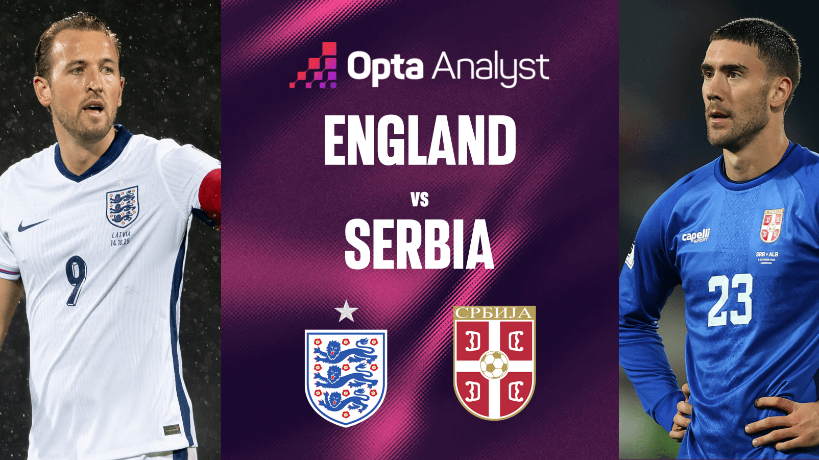 Nhận định, soi tỷ lệ Anh vs Serbia 02h45 ngày 14/11, vòng loại World Cup 2026 khu vực châu Âu