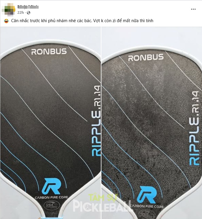 Trào lưu phủ nhám vợt pickleball: Ngon, bổ hay cú lừa khiến tiền mất tật mang? - Ảnh 1.