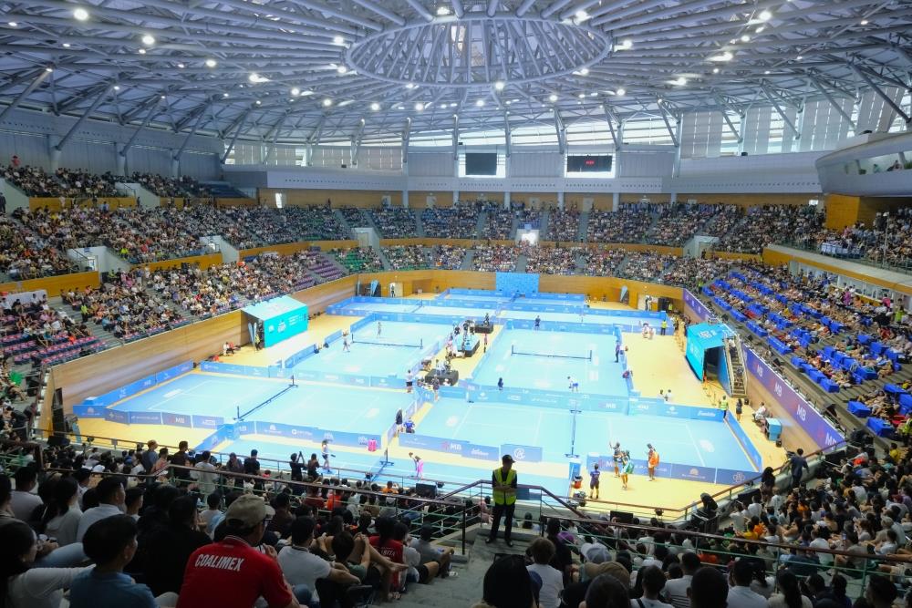 Chạnh lòng với khán đài chỉ có… 30 khán giả tại giải pickleball ở Úc, nơi tay vợt Việt Nam lên ngôi vô địch - Ảnh 4. Chạnh lòng với khán đài chỉ có… 30 khán giả tại giải pickleball ở Úc, nơi tay vợt Việt Nam lên ngôi vô địch - Ảnh 4.