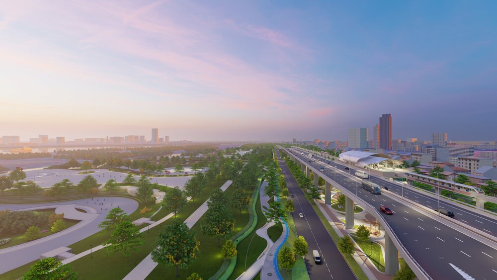 Trục Đại lộ cảnh quan sông Hồng: Sức bật cho giai đoạn phát triển mới của Thủ đô - Ảnh 2.