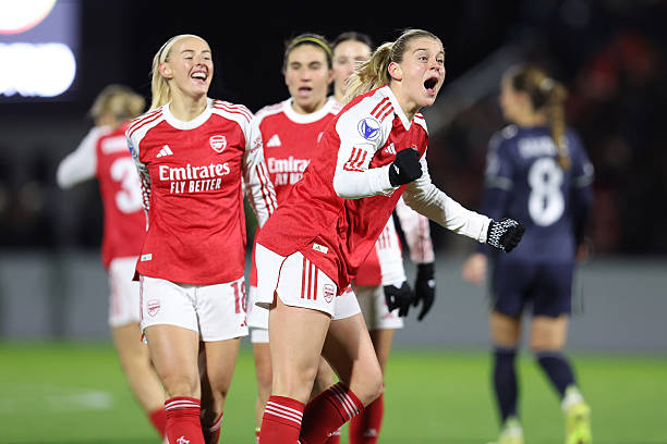 Arsenal thắng Real Madrid 2-1 ở Champions League nữ Châu Âu