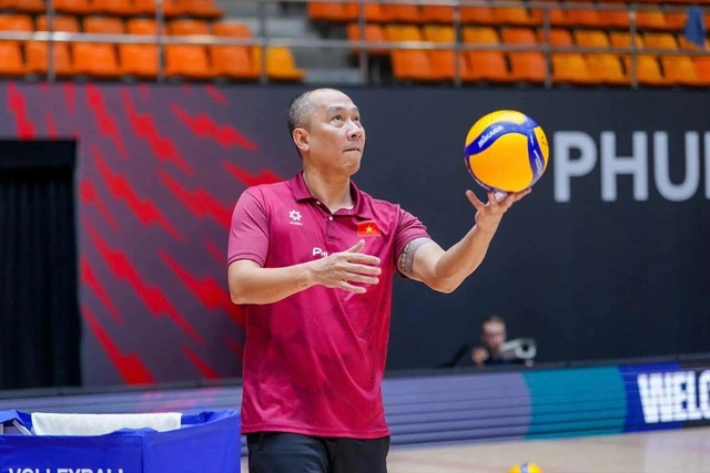 HLV Tuấn Kiệt lên tiếng về mục tiêu giành HCV SEA Games 33. Ảnh: VFV