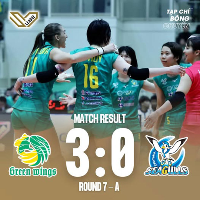 Giúp Gunma Green Wings đại thắng đội Bích Thủy, Thanh Thúy lần thứ hai nhận danh hiệu hay nhất trận - Ảnh 1.