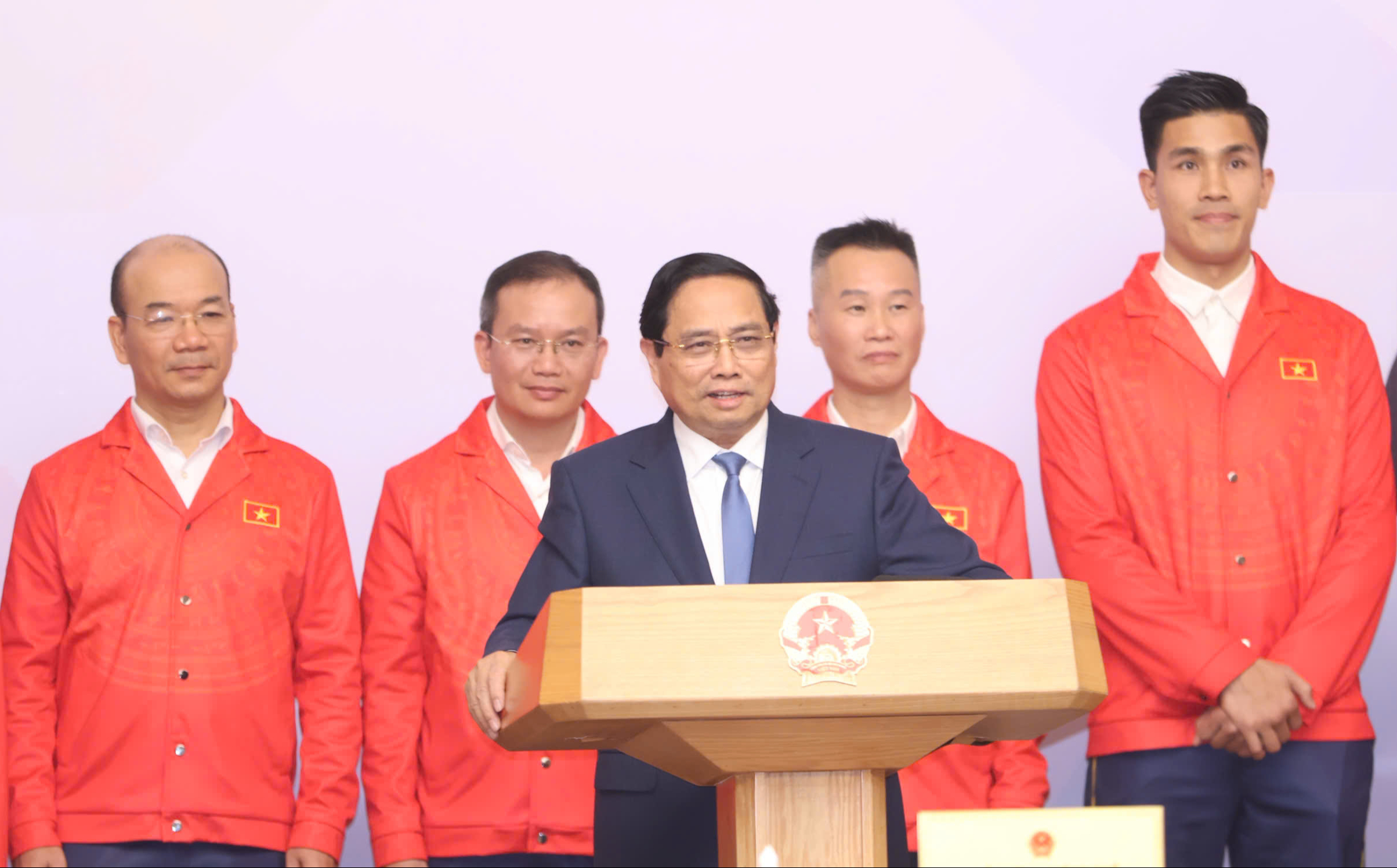 Thủ tướng Phạm Minh Chính giao nhiệm cho Đoàn thể thao Việt Nam tại SEA Games 2025  - Ảnh 1.
