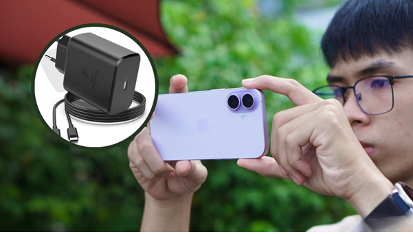 Sạc Samsung dùng cho iPhone 17 được không? - Ảnh 3. Sạc Samsung dùng cho iPhone 17 được không? - Ảnh 3.