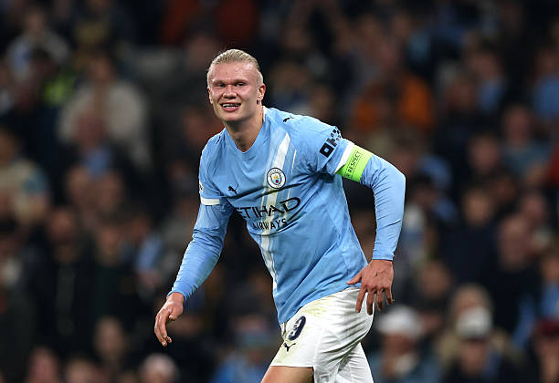 Erling Haaland tiếp tục thể hiện phong độ ghi bàn vượt trội với pha lập công trong chiến thắng 4-1 của Man City trước Borussia Dortmund tại Champions League đêm thứ Tư. Erling Haaland tiếp tục thể hiện phong độ ghi bàn vượt trội với pha lập công trong chiến thắng 4-1 của Man City trước Borussia Dortmund tại Champions League đêm thứ Tư.