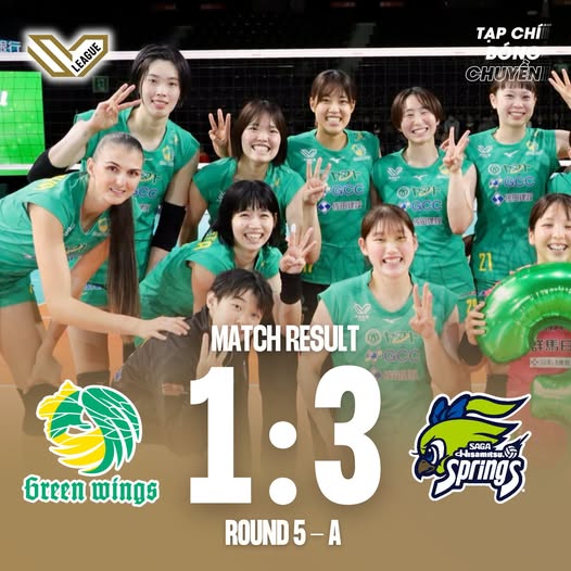 Thanh Thúy trở lại và 'gánh team', nhưng Gunma Green Wings vẫn lỡ cơ hội chiến thắng - Ảnh 1. Thanh Thúy trở lại và 'gánh team', nhưng Gunma Green Wings vẫn lỡ cơ hội chiến thắng - Ảnh 1.