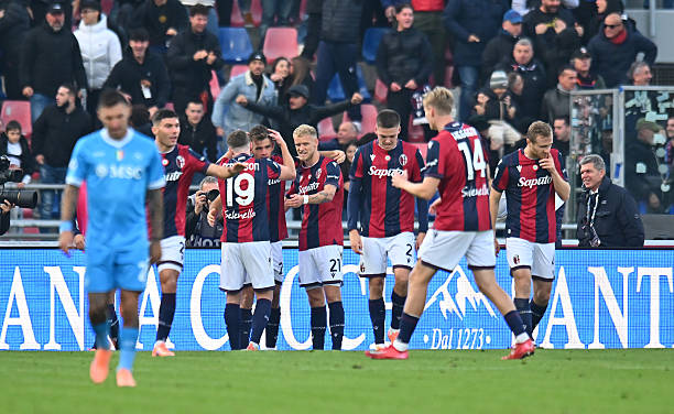 Trận đấu giữa Bologna và Napoli tại vòng 11 Serie A khép lại với chiến thắng thuyết phục 2-0 dành cho đội chủ nhà Bologna Trận đấu giữa Bologna và Napoli tại vòng 11 Serie A khép lại với chiến thắng thuyết phục 2-0 dành cho đội chủ nhà Bologna