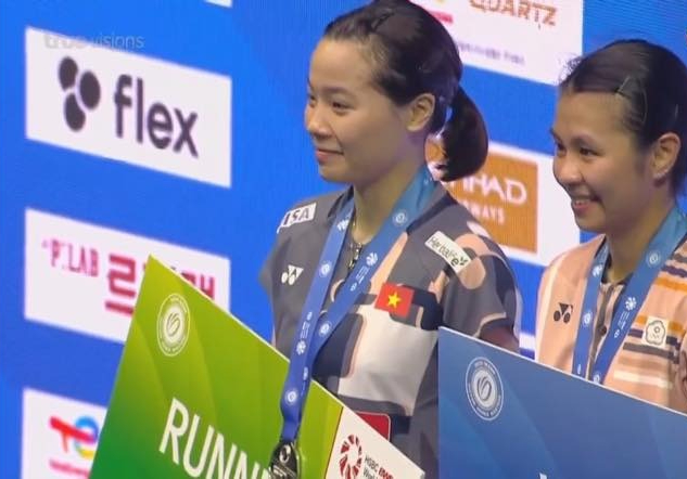 'Hot girl cầu lông' Nguyễn Thùy Linh thua trận chung kết thứ 4 trong năm 2025 - Ảnh 1. 'Hot girl cầu lông' Nguyễn Thùy Linh thua trận chung kết thứ 4 trong năm 2025 - Ảnh 1.