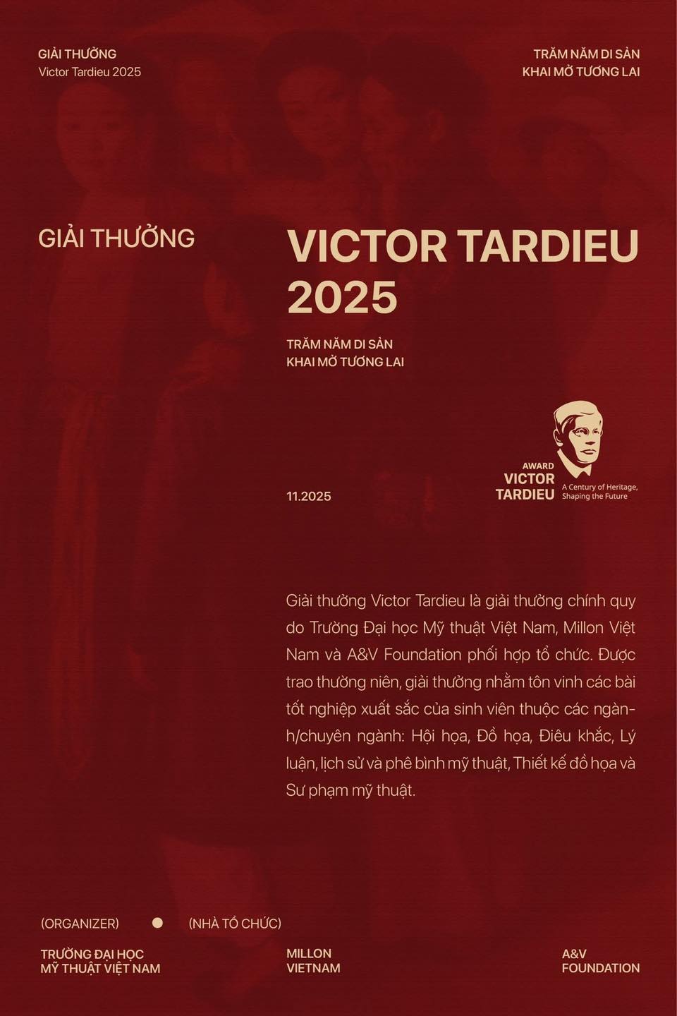 Lần đầu tiên trao Giải thưởng Victor Tardieu, chắp cánh cho thế hệ nghệ sĩ trẻ Việt Nam - Ảnh 1. Lần đầu tiên trao Giải thưởng Victor Tardieu, chắp cánh cho thế hệ nghệ sĩ trẻ Việt Nam - Ảnh 1.
