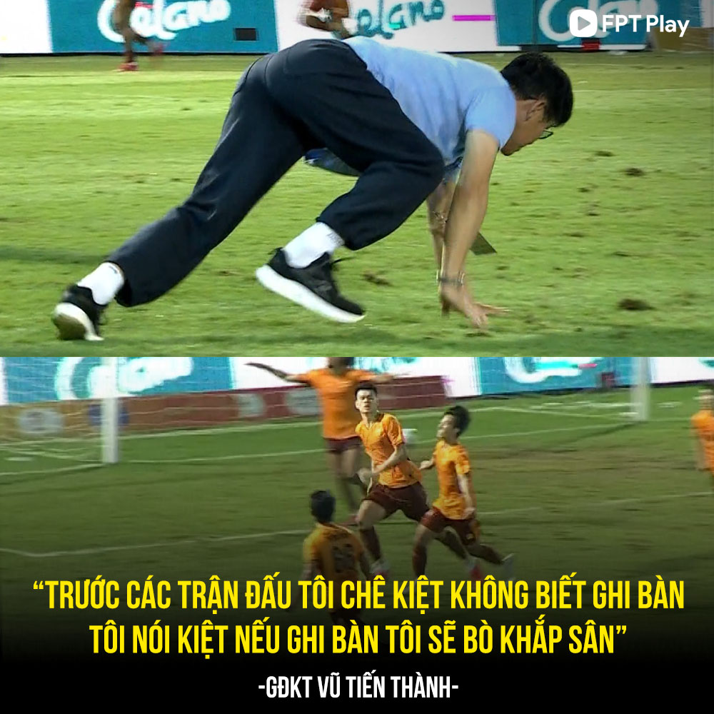 Hài hước màn ăn mừng có một không hai của lãnh đội HAGL, lý do bất ngờ được tiết lộ - Ảnh 1. Hài hước màn ăn mừng có một không hai của lãnh đội HAGL, lý do bất ngờ được tiết lộ - Ảnh 1.