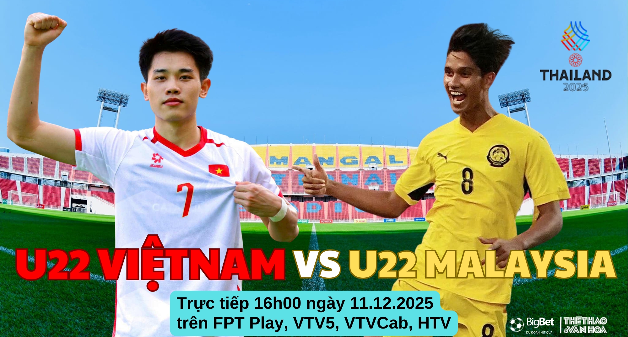 Nhận định, soi tỷ lệ U22 Việt Nam vs U22 Malaysia 16h hôm nay ngày 11/12, bảng B SEA Games 2025 - Ảnh 2. Nhận định, soi tỷ lệ U22 Việt Nam vs U22 Malaysia 16h hôm nay ngày 11/12, bảng B SEA Games 2025 - Ảnh 2.