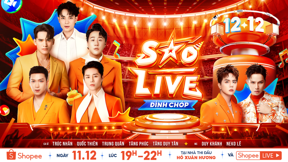 Duy Khánh, Neko Lê và Tăng Phúc khuấy động trước thềm sinh nhật Shopee lên 10 - Ảnh 2.