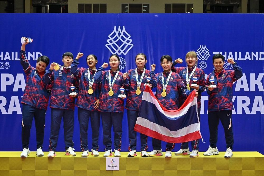 Cầu mây nữ Thái Lan lập kỷ lục thế giới mới ở SEA Games 2025 - Ảnh 1.