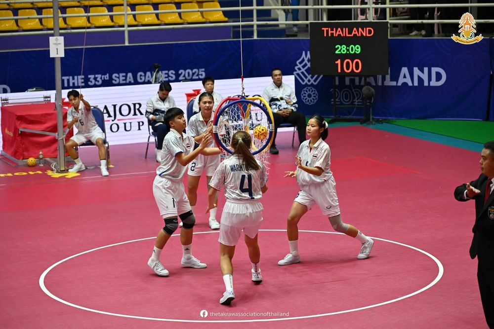 Cầu mây nữ Thái Lan lập kỷ lục thế giới mới ở SEA Games 2025 - Ảnh 3.