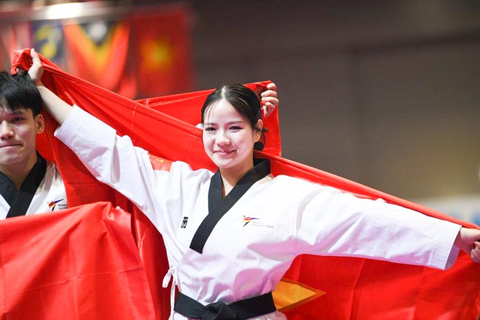 Chân dung hot girl taekwondo giành 2 huy chương cho Việt Nam ở SEA Games 2025 - Ảnh 2.
