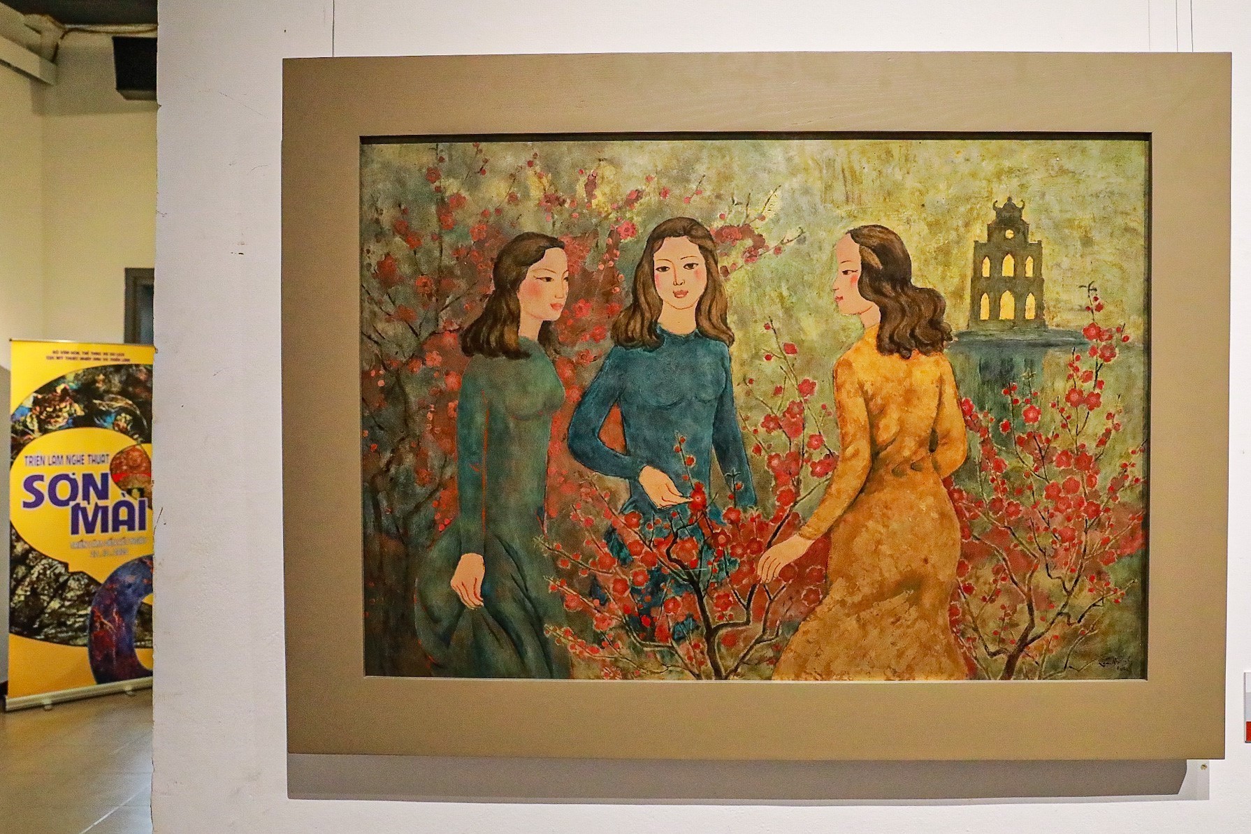 Triển lãm nghệ thuật sơn mài hướng tới chào mừng Đại hội Đảng toàn quốc lần thứ XIV - Ảnh 5.