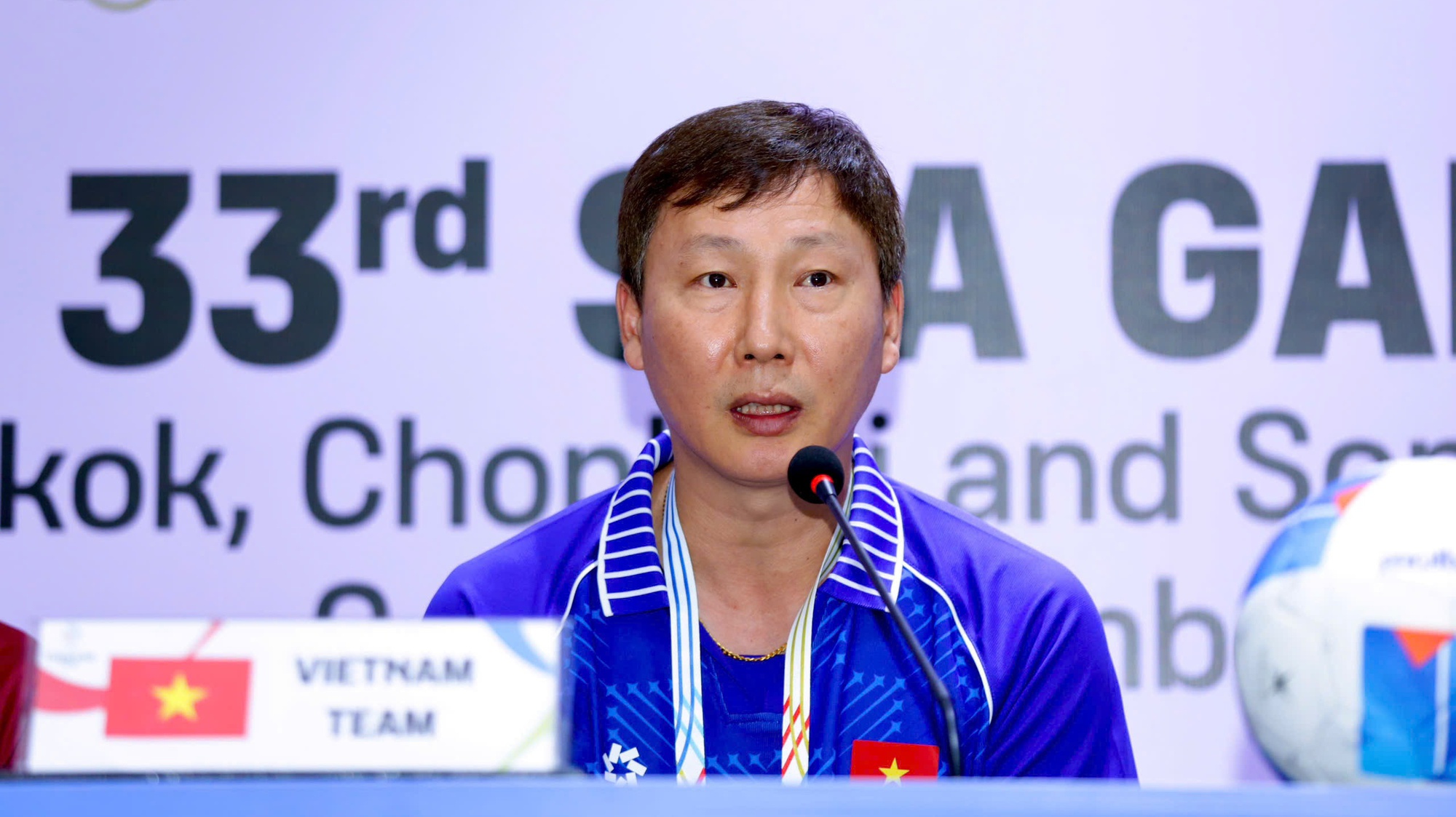 HLV Kim Sang Sik: ‘Mục tiêu của U22 Việt Nam không chỉ là bán kết’