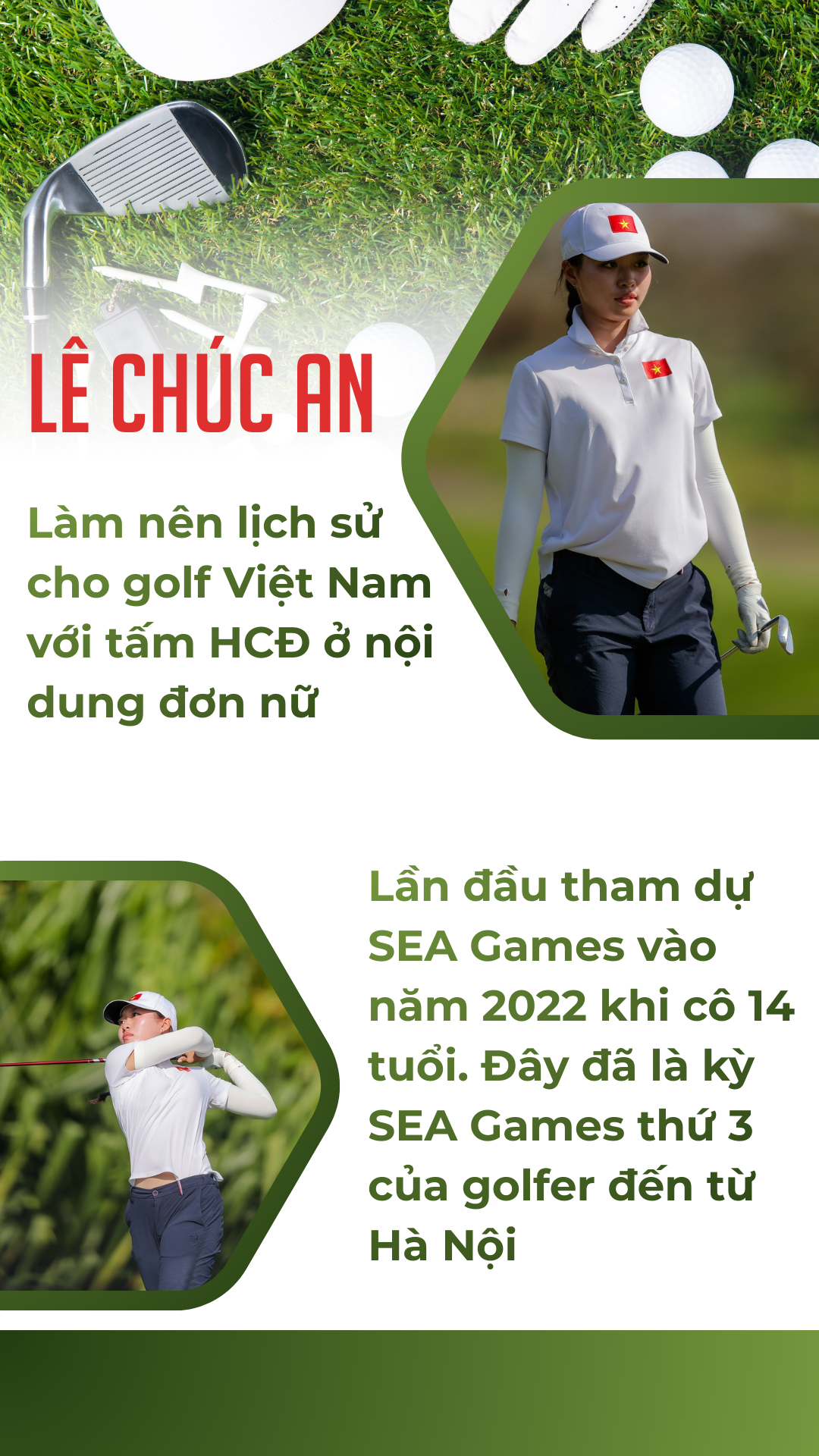 Golf Việt Nam giành huy chương ở SEA Games 33: Sức trẻ và tiềm năng hướng tới tương lai - Ảnh 2. Golf Việt Nam giành huy chương ở SEA Games 33: Sức trẻ và tiềm năng hướng tới tương lai - Ảnh 2.