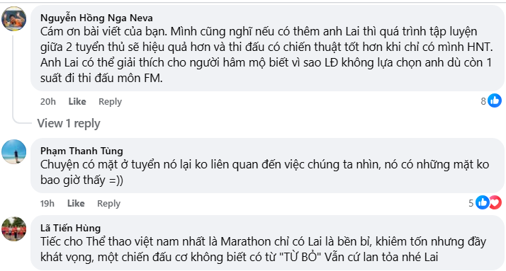 Huyền thoại điền kinh Nguyễn Văn Lai không được tham dự SEA Games 2025, cộng đồng mạng nói gì? - Ảnh 4. Huyền thoại điền kinh Nguyễn Văn Lai không được tham dự SEA Games 2025, cộng đồng mạng nói gì? - Ảnh 4.