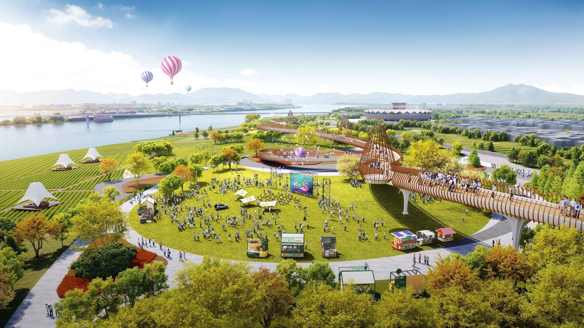 Lễ khởi công Dự án đầu tư xây dựng trục đại lộ cảnh quan sông Hồng