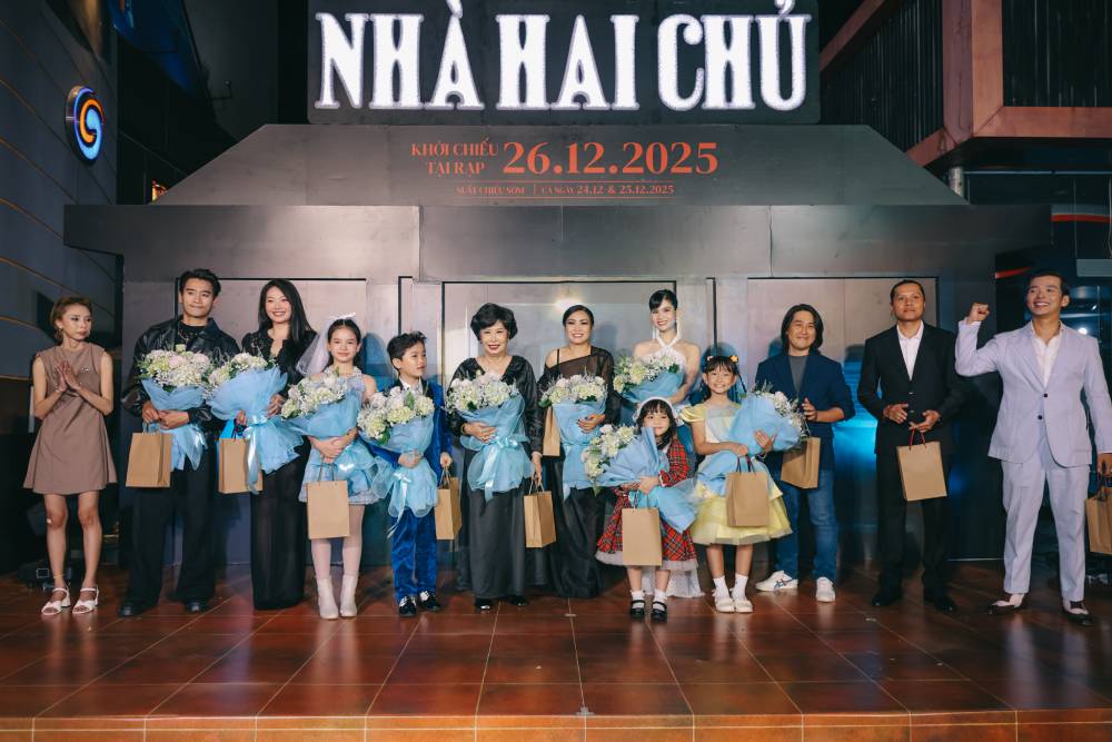 Phim “Nhà hai chủ” tại buổi công chiếu: Khán giả sợ hãi, thót tim vì cảnh hù doạ - Ảnh 1.