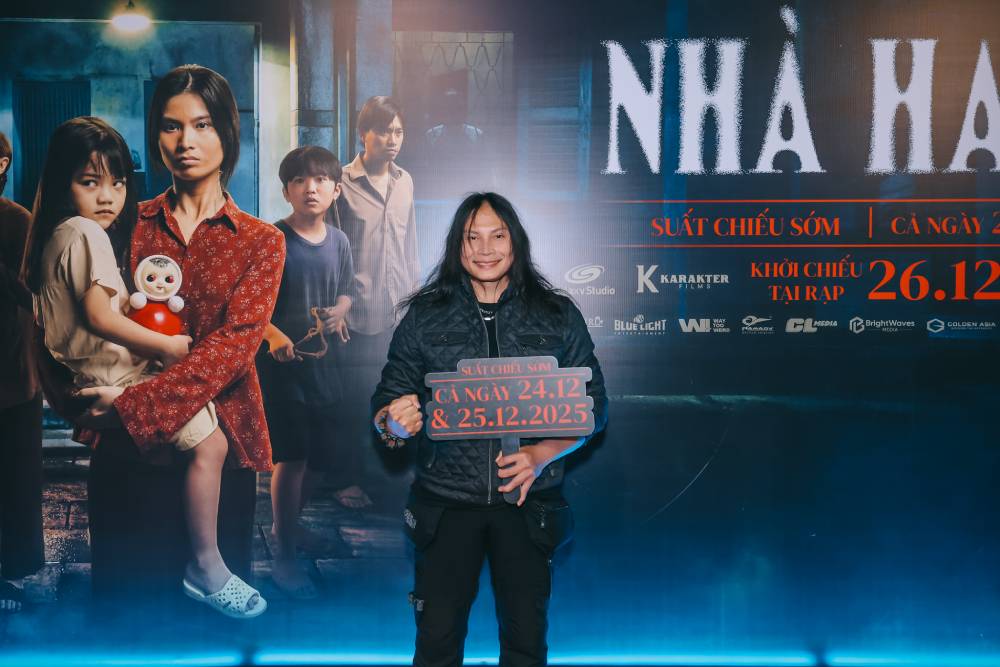 Phim “Nhà hai chủ” tại buổi công chiếu: Khán giả sợ hãi, thót tim vì cảnh hù doạ - Ảnh 7.