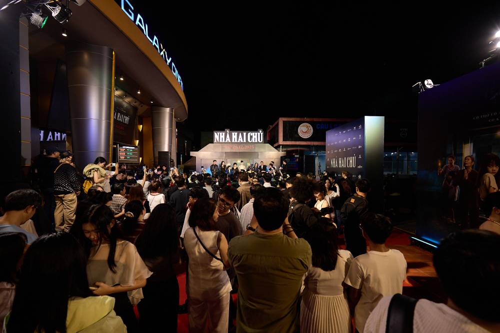 Phim “Nhà hai chủ” tại buổi công chiếu: Khán giả sợ hãi, thót tim vì cảnh hù doạ - Ảnh 3.