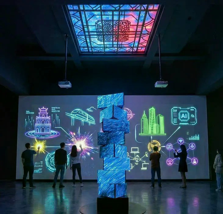 Triển lãm số Hà Nội: Khi công nghệ không phô diễn mà đóng vai trò kể chuyện - Ảnh 3.