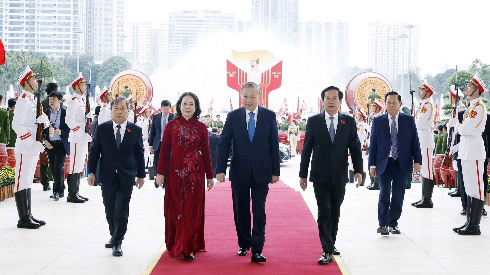 Tổng Bí thư dự khai mạc Đại hội Thi đua yêu nước toàn quốc lần thứ XI