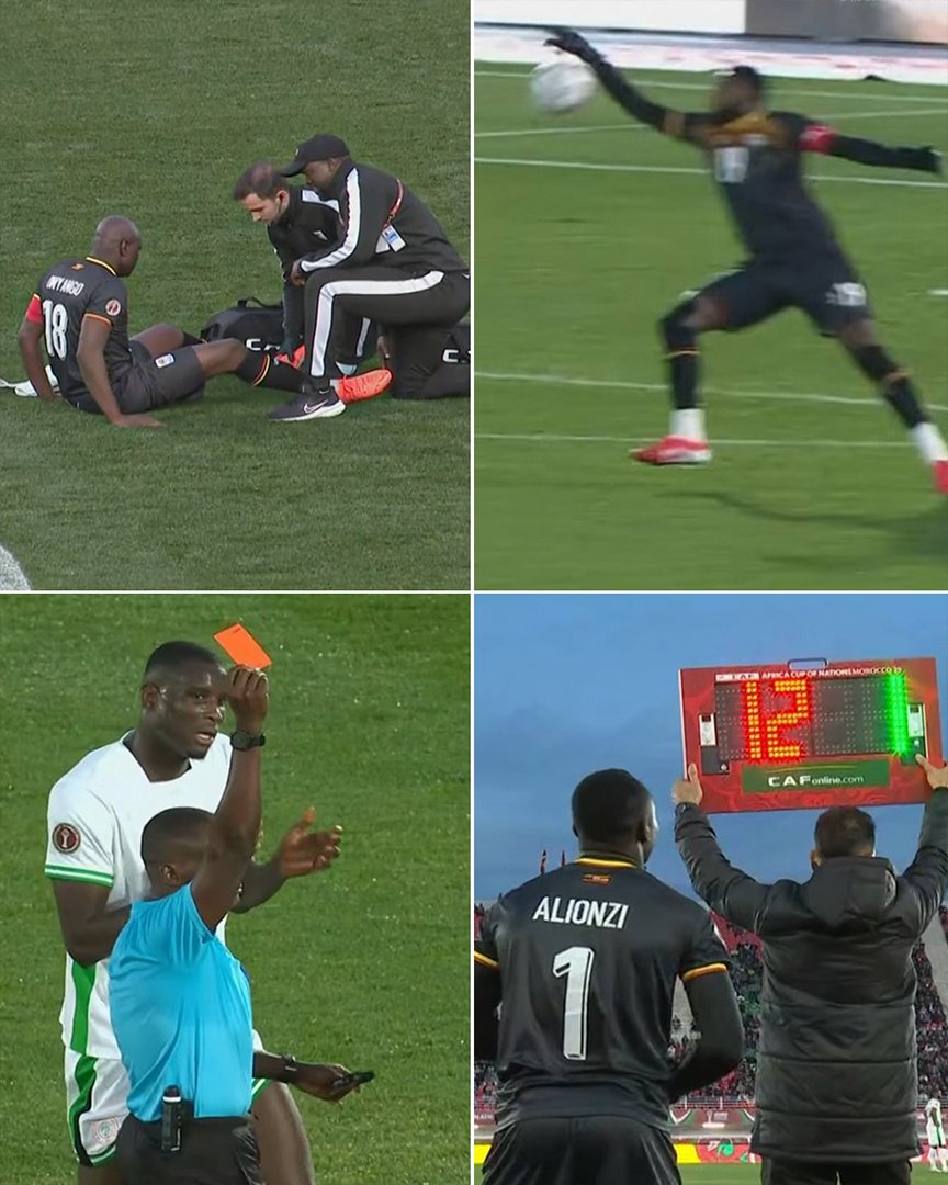 Bi Kịch Đt Uganda Phải Sử Dụng Tới Ba Thủ Môn Trong Trận Thua Trước Đt Nigeria - Ảnh 2. Bi Kịch Đt Uganda Phải Sử Dụng Tới Ba Thủ Môn Trong Trận Thua Trước Đt Nigeria - Ảnh 2.