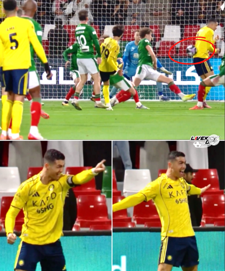 Ronaldo ghi bàn thắng kỳ lạ, Al Nassr lần đầu tiên mất điểm ở mùa giải này - Ảnh 1.