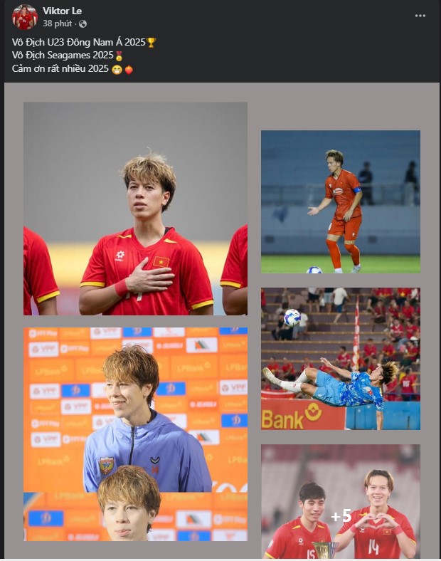 Cầu thủ U23 Việt Nam và ngôi sao điền kinh 2k2 được vinh danh khi xuất sắc giành HCV ở SEA Games  - Ảnh 2.