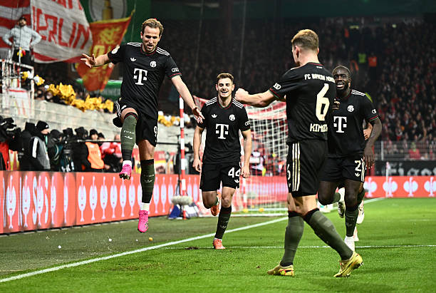 Tại vòng 1/8 Cúp Quốc gia Đức, Bayern Munich vượt qua Union Berlin 3-2 trong trận đấu đầy kịch tín Tại vòng 1/8 Cúp Quốc gia Đức, Bayern Munich vượt qua Union Berlin 3-2 trong trận đấu đầy kịch tín