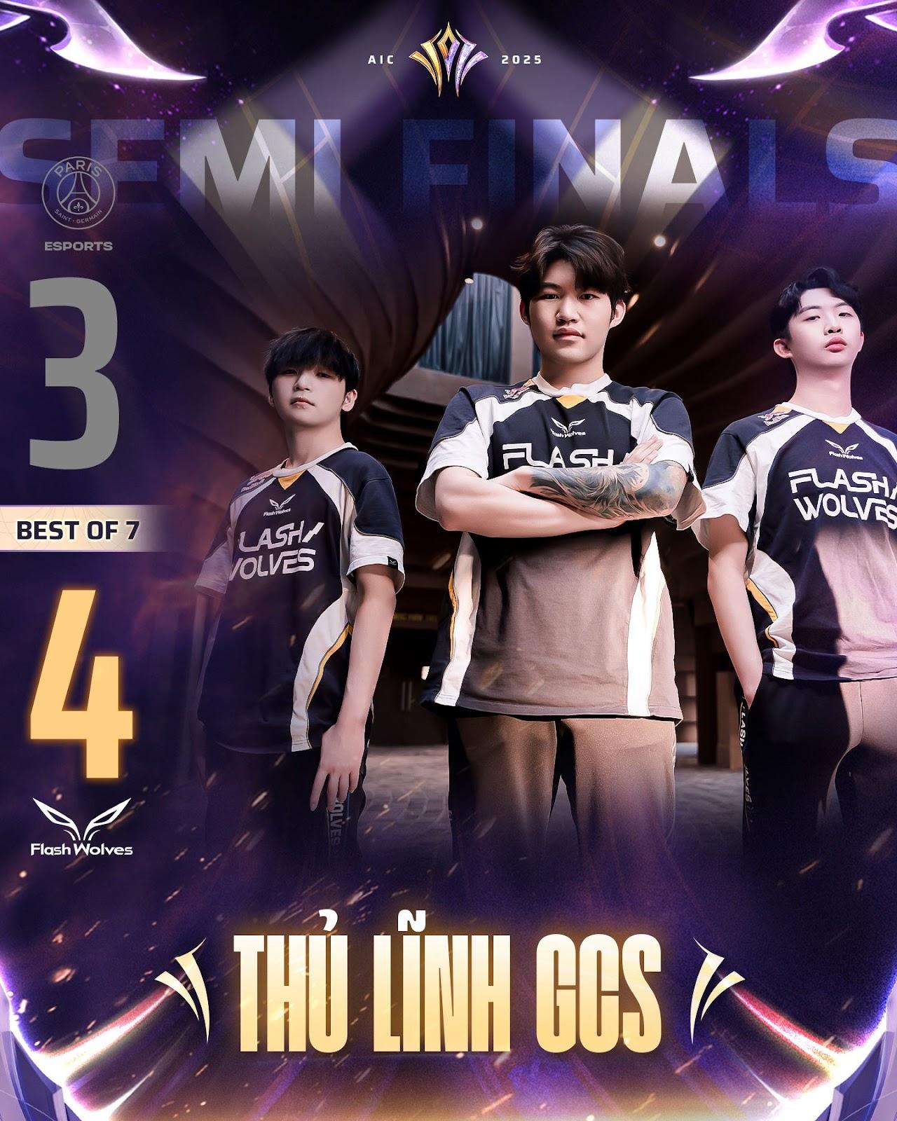 AIC 2025: Chiến thắng nghẹt thở 4-3 trước PSG Esports, Flash Wolves là đội tuyển đi tiếp  - Ảnh 4.