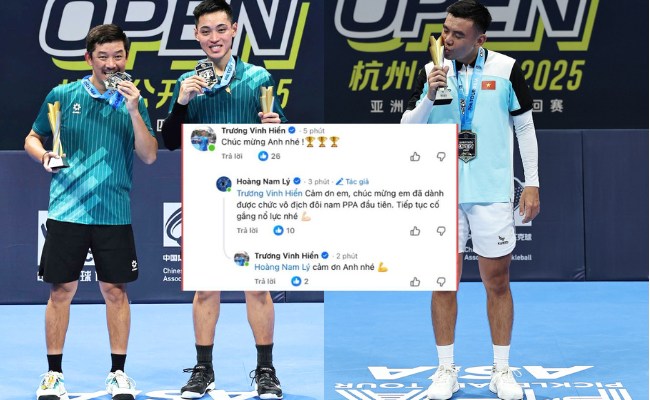 Gạt đi hiềm khích quá khứ, Trương Vinh Hiển gửi lời chúc mừng Lý Hoàng Nam - Ảnh 1. Gạt đi hiềm khích quá khứ, Trương Vinh Hiển gửi lời chúc mừng Lý Hoàng Nam - Ảnh 1.