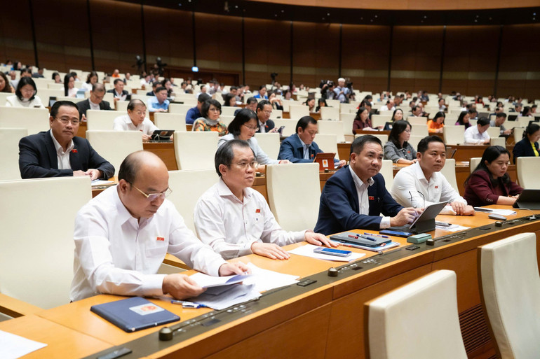 Kỳ họp thứ 10, Quốc hội khóa XV: Đề xuất cơ chế đặc thù cho giải phóng mặt bằng dự án đường sắt tốc độ cao Bắc-Nam - Ảnh 3. Kỳ họp thứ 10, Quốc hội khóa XV: Đề xuất cơ chế đặc thù cho giải phóng mặt bằng dự án đường sắt tốc độ cao Bắc-Nam - Ảnh 3.