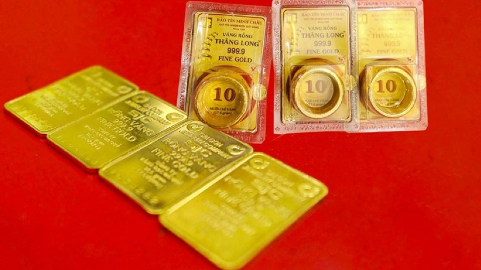 Giá vàng miếng chiều 9/12 giảm 800 nghìn đồng/lượng