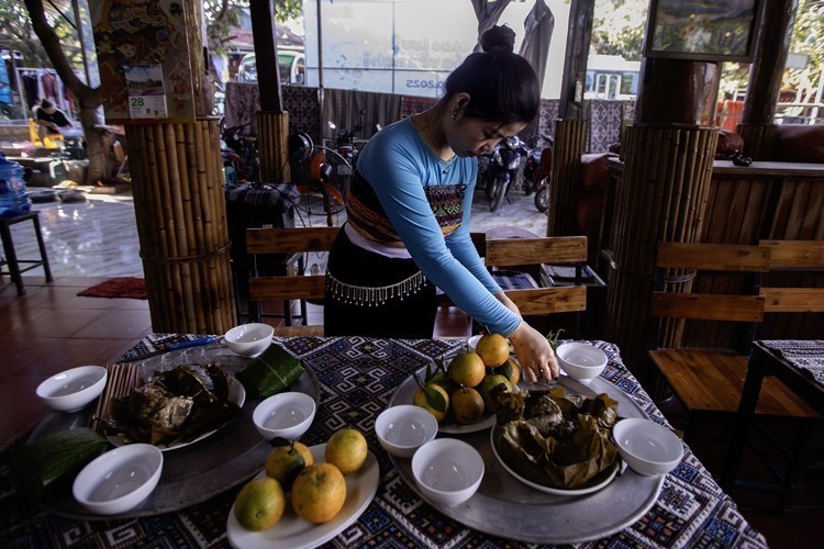 Độc đáo lễ mừng cơm mới của đồng bào Thái ở Mai Châu - Ảnh 5. Độc đáo lễ mừng cơm mới của đồng bào Thái ở Mai Châu - Ảnh 5.