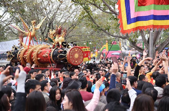 Tưng bừng hội rước pháo Đồng Kỵ, Bắc Ninh - Ảnh 5.